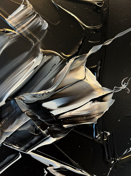 Dark night on the sea