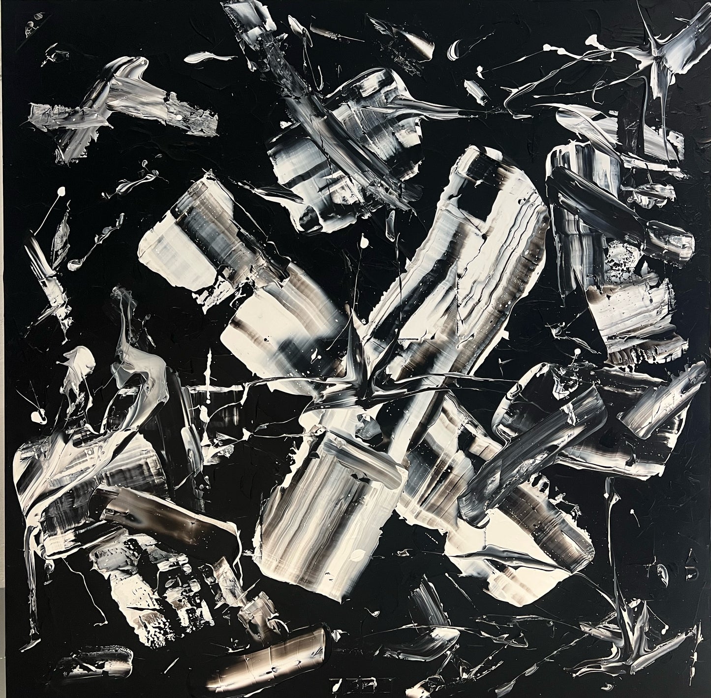 Dark night on the sea