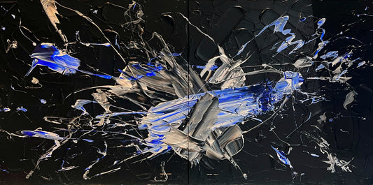 Blue light in the night